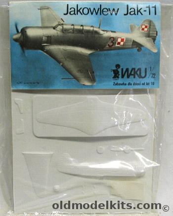Waku 1/72 Yak-11 Two Seater - Poland / Civil Czech / Czech Air Force plastic model kit